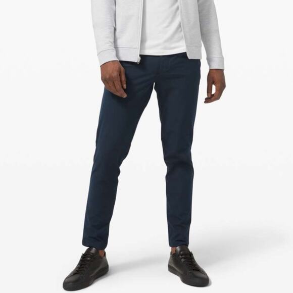 Lululemon | Men’s ABC Pant Slim Warpstreme True Navy Blue Business Casual Office - Picture 1 of 9